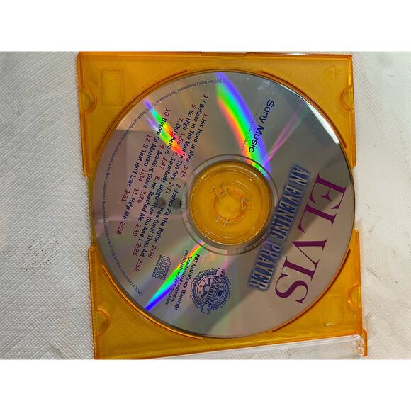 ELVIS An Evening Prayer Sony Music CD GUC - Picture 3 of 4